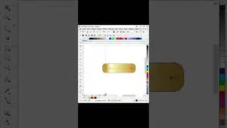 How to Make Golden Color in CorelDRAW | Gold Effect Trick 🔥 #shorts