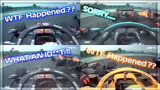 Hungary GP Race Start Crash Onboard Bottas, Verstappen, Norris, Perez - 2021 Hungarian Grand Prix
