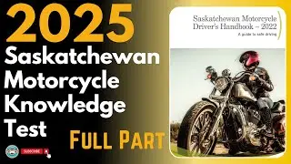 Saskatchewan Motorcycle Knowledge Test 2023  | Canadian Driver Knowledge Tests