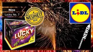 7,99&euro; Lidl Feuerwerk NEUHEIT 2025 Lucky No.7 | Nico Feuerwerk