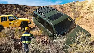 New Toyota 4Runner in a Ditch