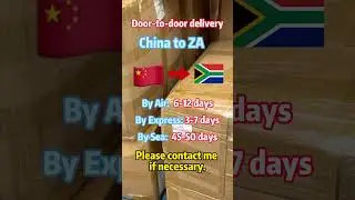 How to Ship from China to South Africa | Door-to-Door Shipping Made Easy #ddpshipping #dfhfreight