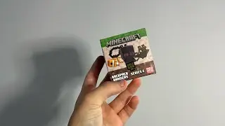 Opening a mystery Minecraft keychain