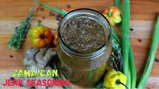 How To Make Authentic Jamaican Jerk Seasoning |Jerk Seasoning Recipe |Jerk Marinade ||JUENFO Kitchen