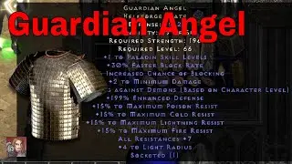 D2R Unique Items - Guardian Angel (Templar Coat)