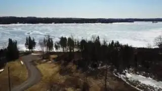 Drone footage of Chemong Lake Ennismore, Ontario 4K