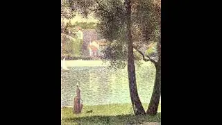 416 All things bright-   harmonica music -  Seurat art