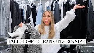 FALL CLOSET CLEAN OUT + ORGANIZATION | CLOSET DECLUTTER 2021