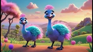 Os pesco&ccedil;os dos emus fazem bob bob bob | Can&ccedil;&atilde;o Infantil Portuguesa para Crian&ccedil;as
