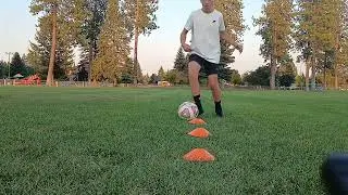 Soccer dribbling training drills 