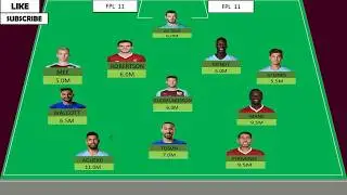 FPL -2018/19-TEAM DRAFT GW2