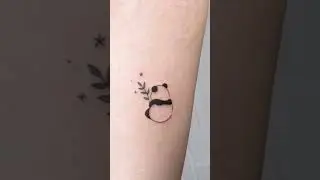 Panda Tattoo Inspiration You NEED to See! ✨ #panda #youtubeshorts #cute #adoreble #tattoo #shorts