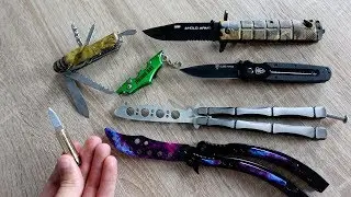 Butterfly und au&szlig;ergew&ouml;hnliche Messer von Amazon (Unboxing)