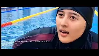 Tes Renang Calon Bintara POLRI, Polda KEPRI 2023
