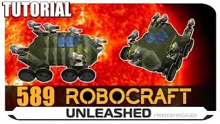 Robocraft Unleashed Tutorial - 1,838 mk2 'Duckling mk2' - Let's Build