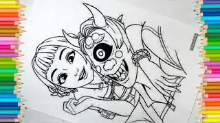 New KPop Demon Hunters Coloring Pages /Zoey K-pop demon hunters/ NCS MUSIC