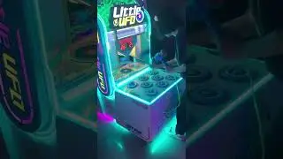 Kids amusement coin operated game machine Little UFO ticket redemption game machine