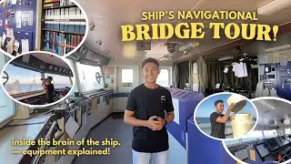 Bulk Carrier Ship BRIDGE TOUR | Seaman Vlog