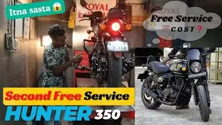 Hunter 350 second FREE service ✅🔧 |  What Replaces or not & Real Cost❓