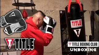 UNBOXING TITLE BOXING HEAVY BAG & TITLE GEL GLOVES REVIEW @titleboxing