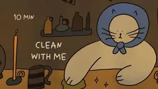 10MIN Cleaning Countdown Timer | Medieval Tavern Ambiance | Close Down the Tavern & Clean Your Home