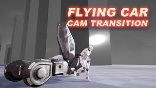 Unreal Engine 5 - Flying Car - Exit Camera Transition
