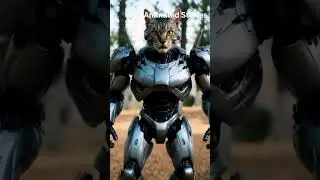 Cat turn into a robot | animal transformation  | Animated Stories |