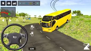 BUS SIMULATOR INDONESIA || Bus🚌 Driving👮&zwj;♂️ New City Coach bus Simulator - Android Gameplay