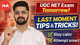 UGC NET English Exam Tomorrow?  LAST DAY STRATEGY | Tips, Tricks & Mistakes to Avoid | Last 24 Hours