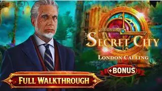 Secret City 1: London Calling - FULL Game Walkthrough (+BONUS) 🔴Let's Play