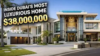 Inside a $38,000,000 Dubai Mansion With a Rooftop Pool in the Sky