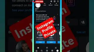 How to make instagram account private? #shorts #instagramtips