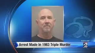 Arrest made in 1983 triple murder