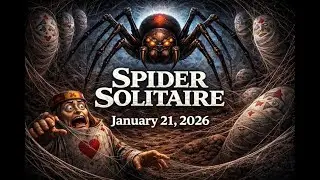 Spider Solitaire January 21, 2026 - Microsoft Solitaire Daily Challenge