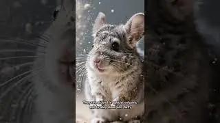 Chinchilla 🐭 Amazing Animal Facts! #Chinchilla #AnimalAI #WildlifeFacts #wildlife