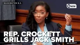 'He ran for president to avoid prison': Rep. Crockett grills Jack Smith about Trump investigations