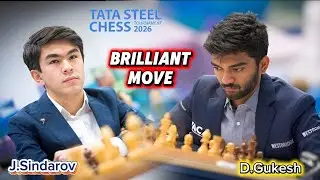 Javokhir Sindarov  VS  D. GukeshTata | Steel Chess Master 2026 Round# 1