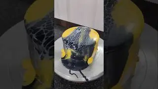 😱😭😱😭😱     mirror glaze cake decoration ideas #youtubeshorts #shorts #viral