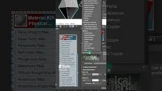How to model low Poly ruby + material in 3ds max | modeling techniques for blender and 3ds max #3ds