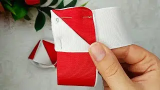 Everyone needs these HAIR BOWS - Most Beautiful Ribbon Bow - Hair Bows making DIY #1