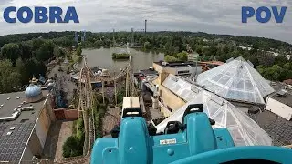 Cobra POV (Middle, 4K 60FPS), Walibi Belgium Vekoma Boomerang | Non-Copyright