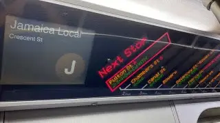 R160 J Local Train Ride From Broad Street To Crescent Street
