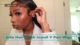 Julia Hair V Part Wigs，Super Easy For Beginners!