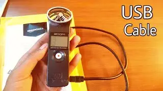Zoom H1 USB Cable unboxing Amazon &brvbar; Connect Zoom H1 to PC &brvbar; Zoom H1 as a USB Mic &brvbar; Zoom H1 USB Wire