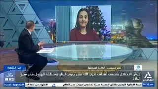 تيريز قسيس : جيش الاحتلال يقصف أهدافا لحزب الله جنوب لبنان ومنطقة الهرمل شرق البلاد