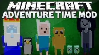 Minecraft: ADVENTURE TIME MOD! (Minecraft 1.4.7 mod showcase)