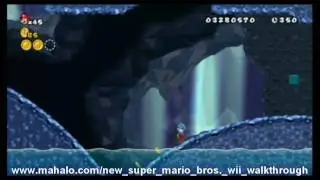 New Super Mario Bros. Wii Walkthrough - World 6-2