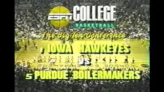 #1 Iowa at #5 Purdue - 1/19/1987 - Full Game