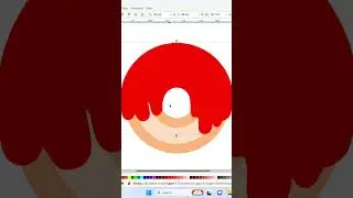 INKSCAPE (how to make simple donut vector)