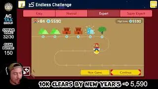 Monday Is Here 📆 | Endless Expert (5,558/10K) | Family-Friendly SMM2 #ad